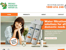 Tablet Screenshot of freshlysqueezed.com.au